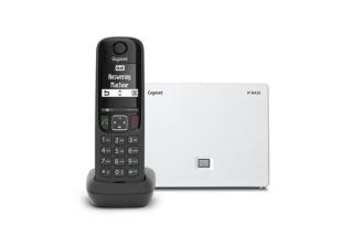 Gigaset AS690A IP  DECT+REP. base + combin&eacute; noir